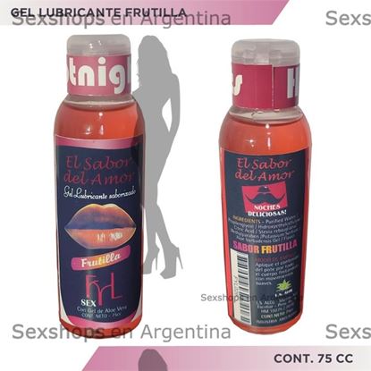 Gel sabor del amor frutilla 75cc